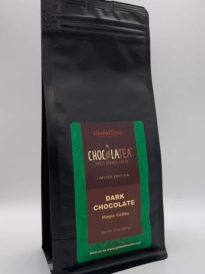 Café magique au chocolat noir ChocoLaTea™ - sachets de 12/10 oz - WH pour la vente par Global Teas, LLC