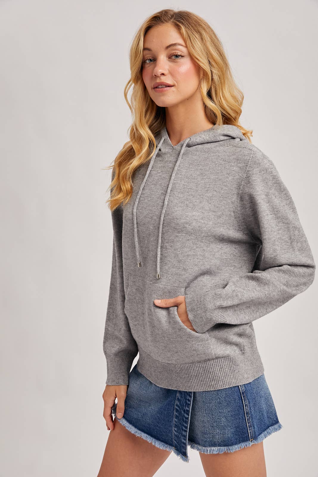 Bluivy - Wholesale Hoodie - Women's - WHOLEGARMENT KNIT SWEATER HOODIE4