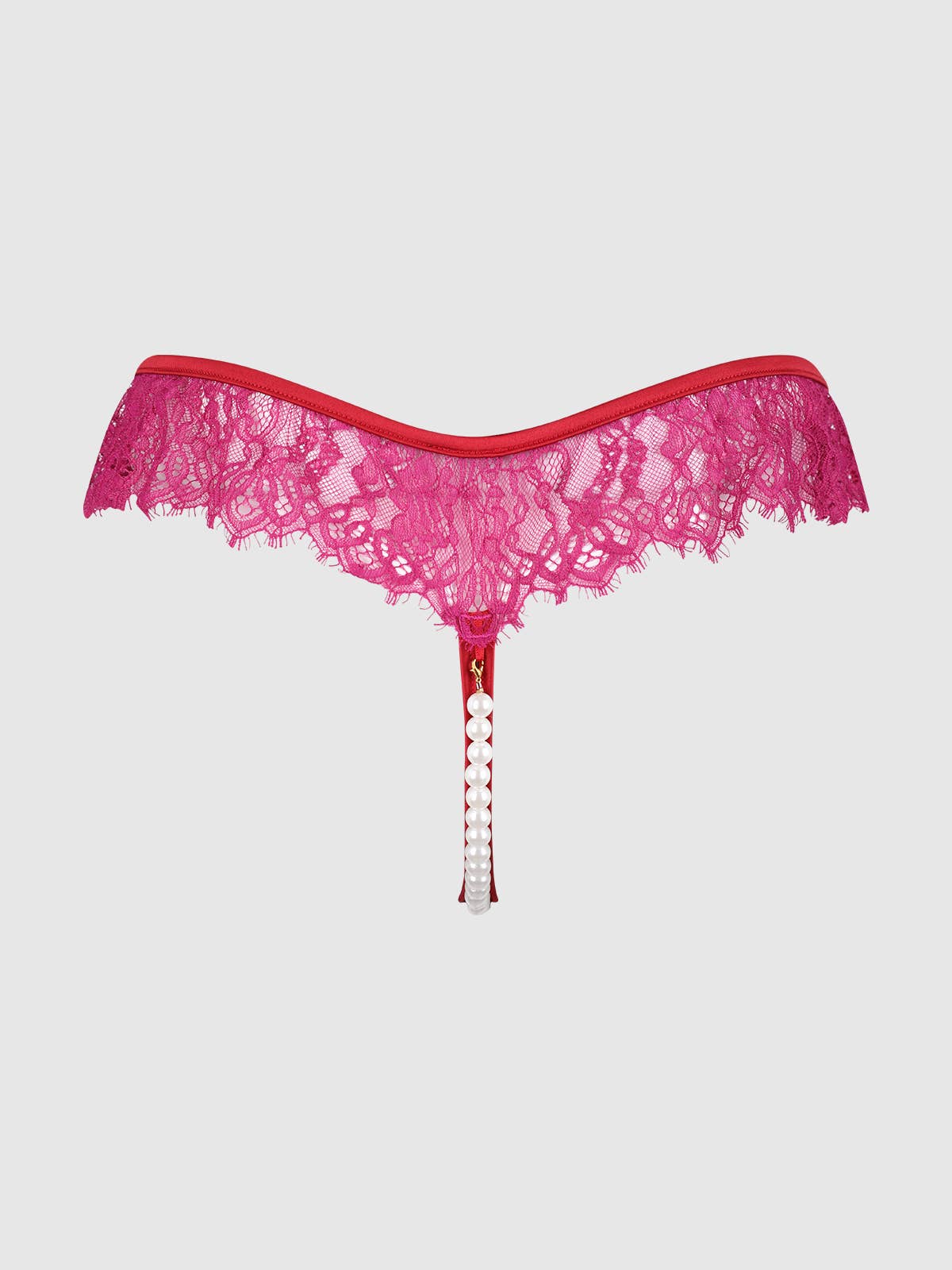 House of Desire – wholesale Underwear – Women's – JOCELYN LACE & PEARL CROTCHLESS THONG17