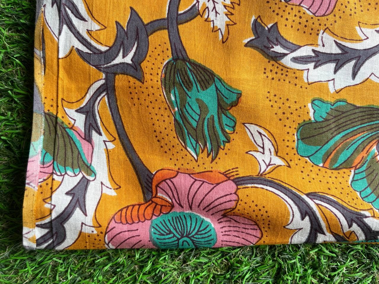 Bhawana Handicrafts – wholesale Fabric paint – Sanganeri Floral Craft Indian Hand Print Dressmaking Block2