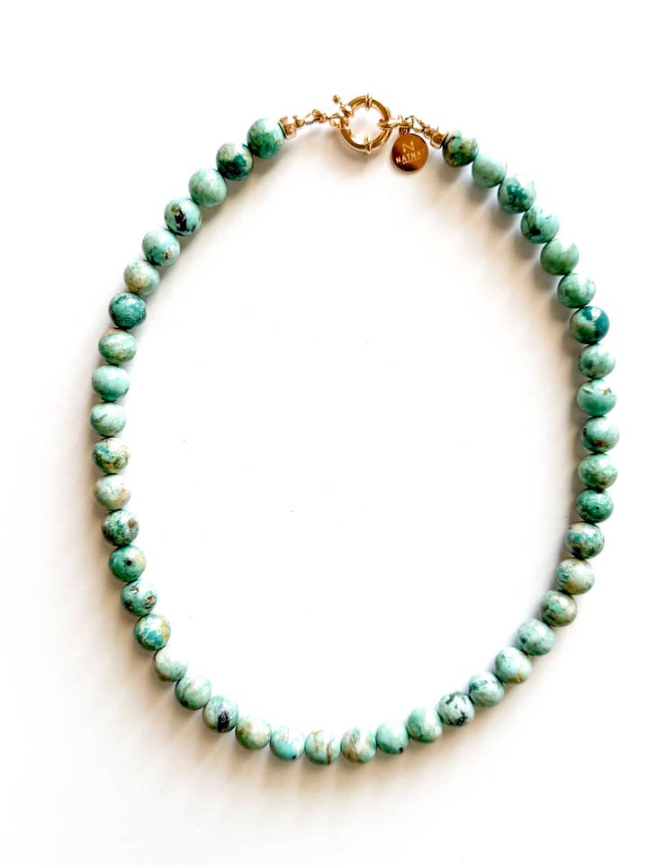 GALLERIA NECKLACE ~ Peruvian Turquoise Necklace for wholesale by Natnat Creations