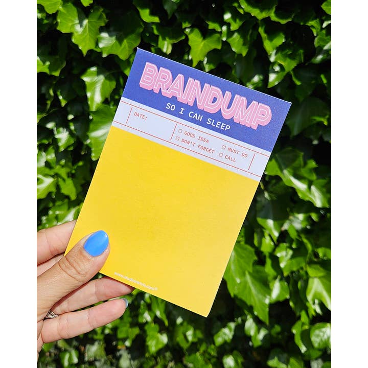 Studio Inktvis - Wholesale Notepad - Braindump to do list notepad A6 4