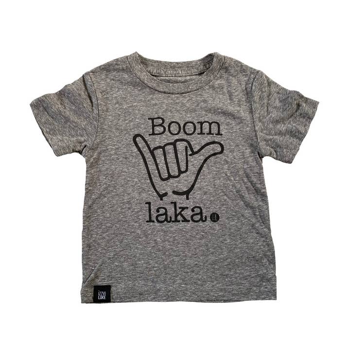 Boom Shaka Laka Tee for wholesale by Izzy and Luke