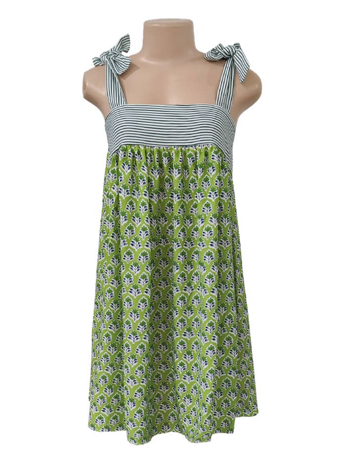 Rosa Clothing - Wholesale Dress - Women's - 2025 Odette floral sleeveless tie shoulder straps mini dress
