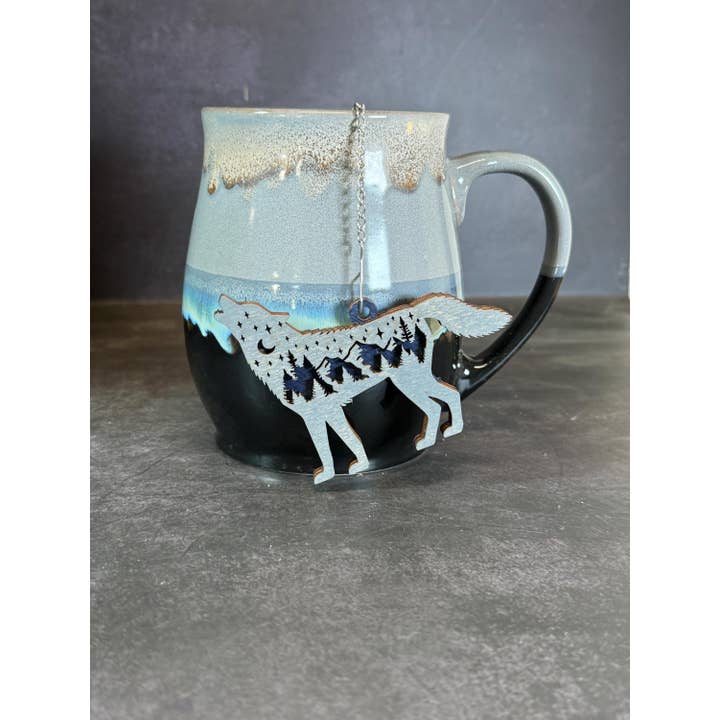 The Mas Boutique - Wholesale Tea Strainer/Infuser - Rustic Mountain Wolf Tea Buddy Loose Leaf Tea Infuser