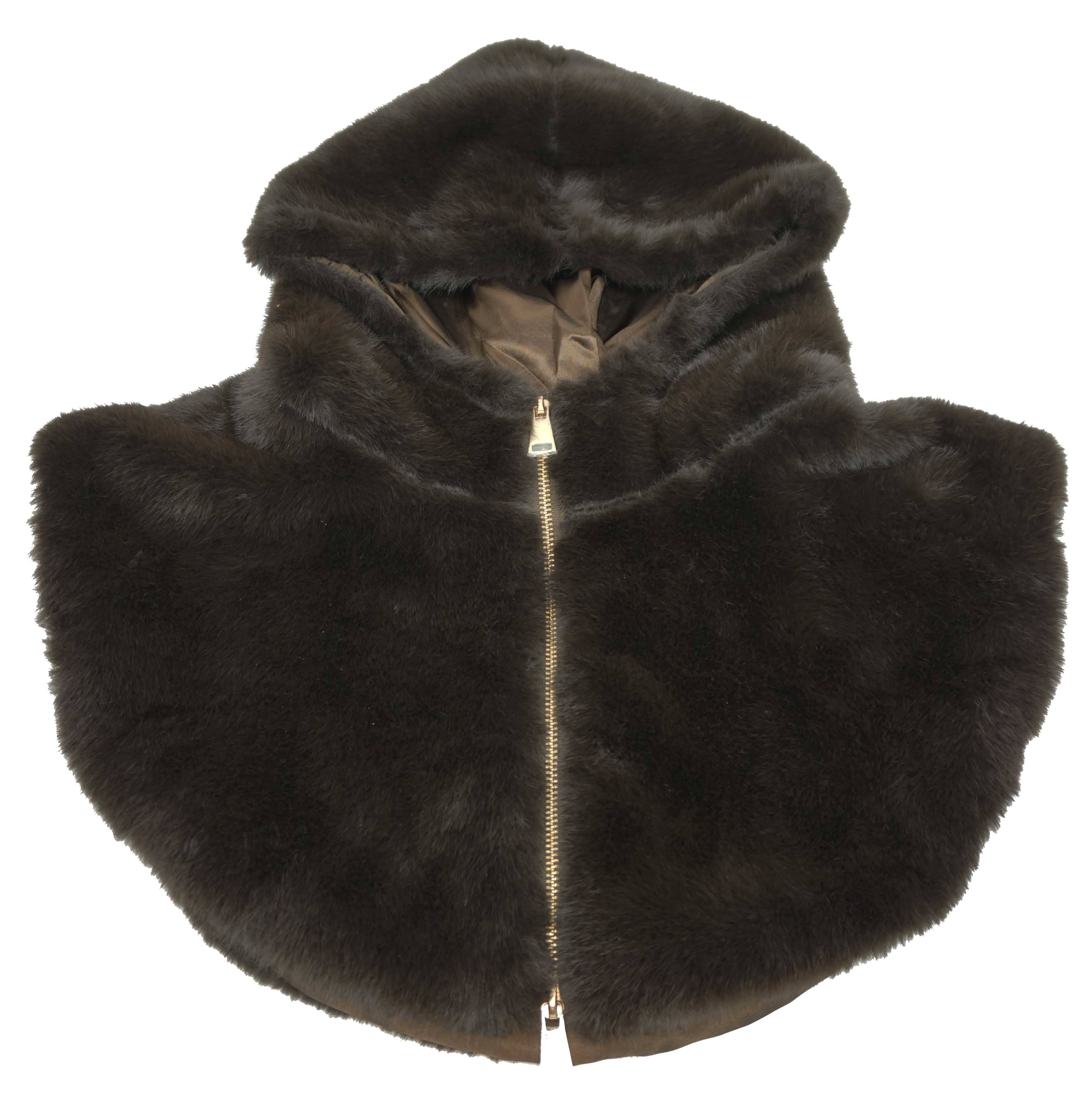 Anais - Wholesale Balaclava - Women's - Faux fur hooded balaclava YM09295