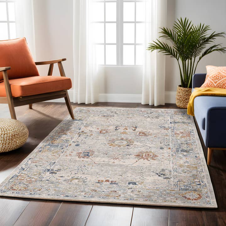 Vintage effect rug for wholesale by Rugura