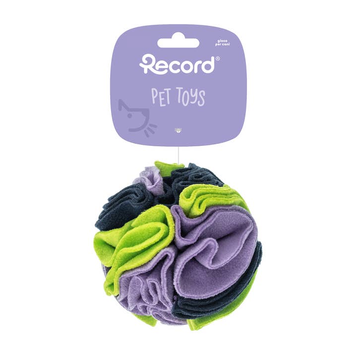 Record - Wholesale Pet Toy - Cat/Dog - Fleece Sniffy Ball for Dogs and Cats, M - 15 cm - Record2