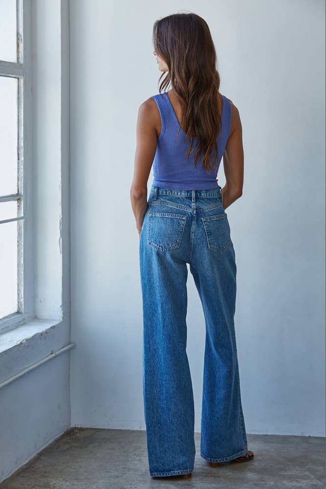 By Together - Wholesale Tank Top - Women's - S1050N | Seamless Sleeveless UV Neck Reversible Tank Top16