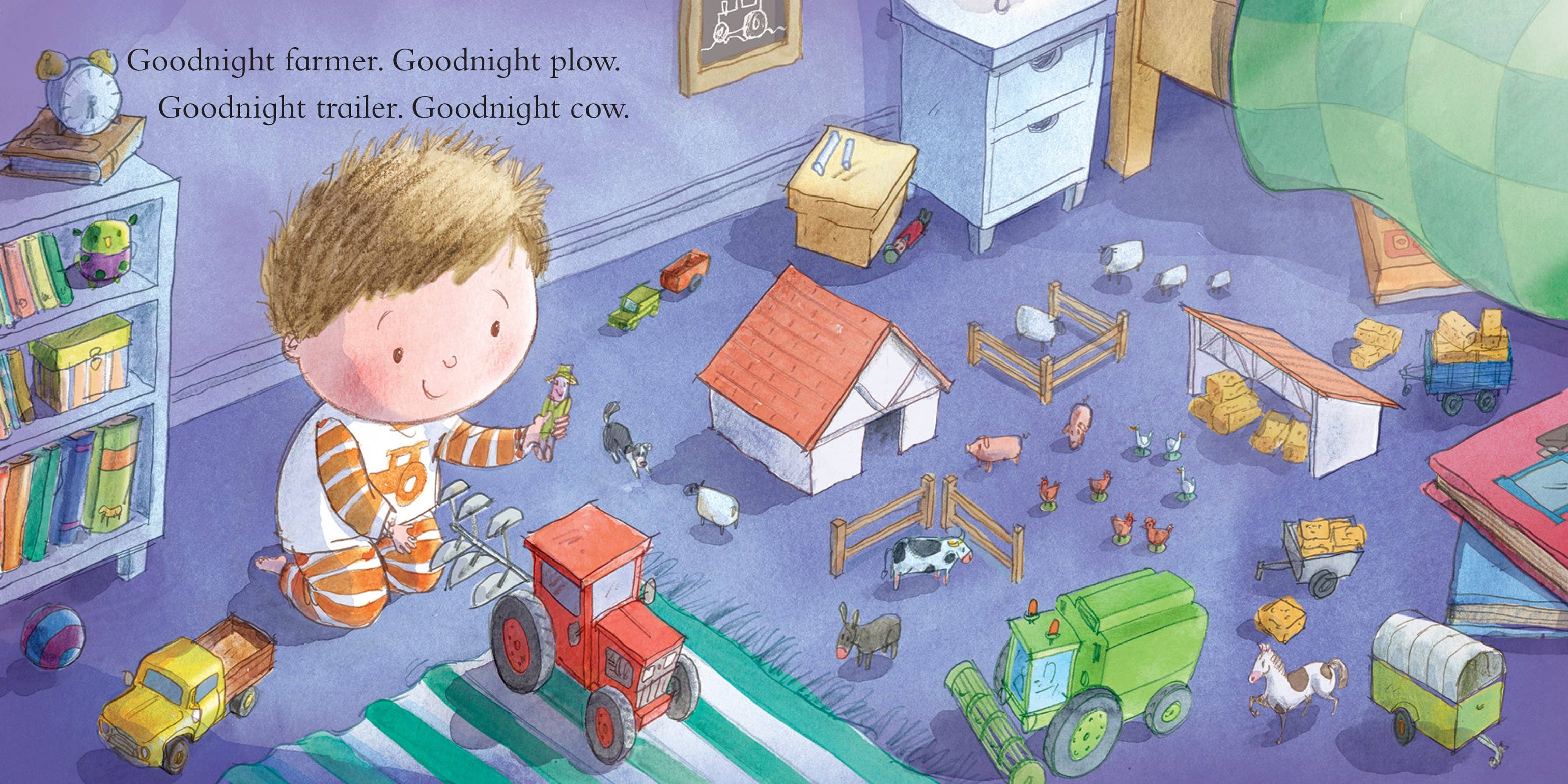 Sourcebooks - Wholesale Baby & Toddler Book (0-2) - Goodnight Tractor2