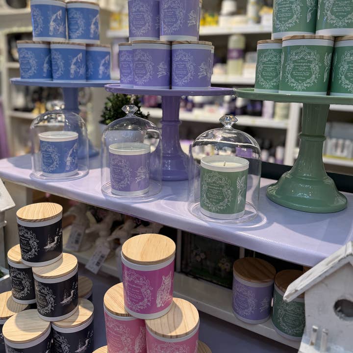 Feather & Flame Inc - Wholesale Jar/Filled Candle - "Midnight Loon " - Tobacco Night Sky 100% Soy Wax Candle 11