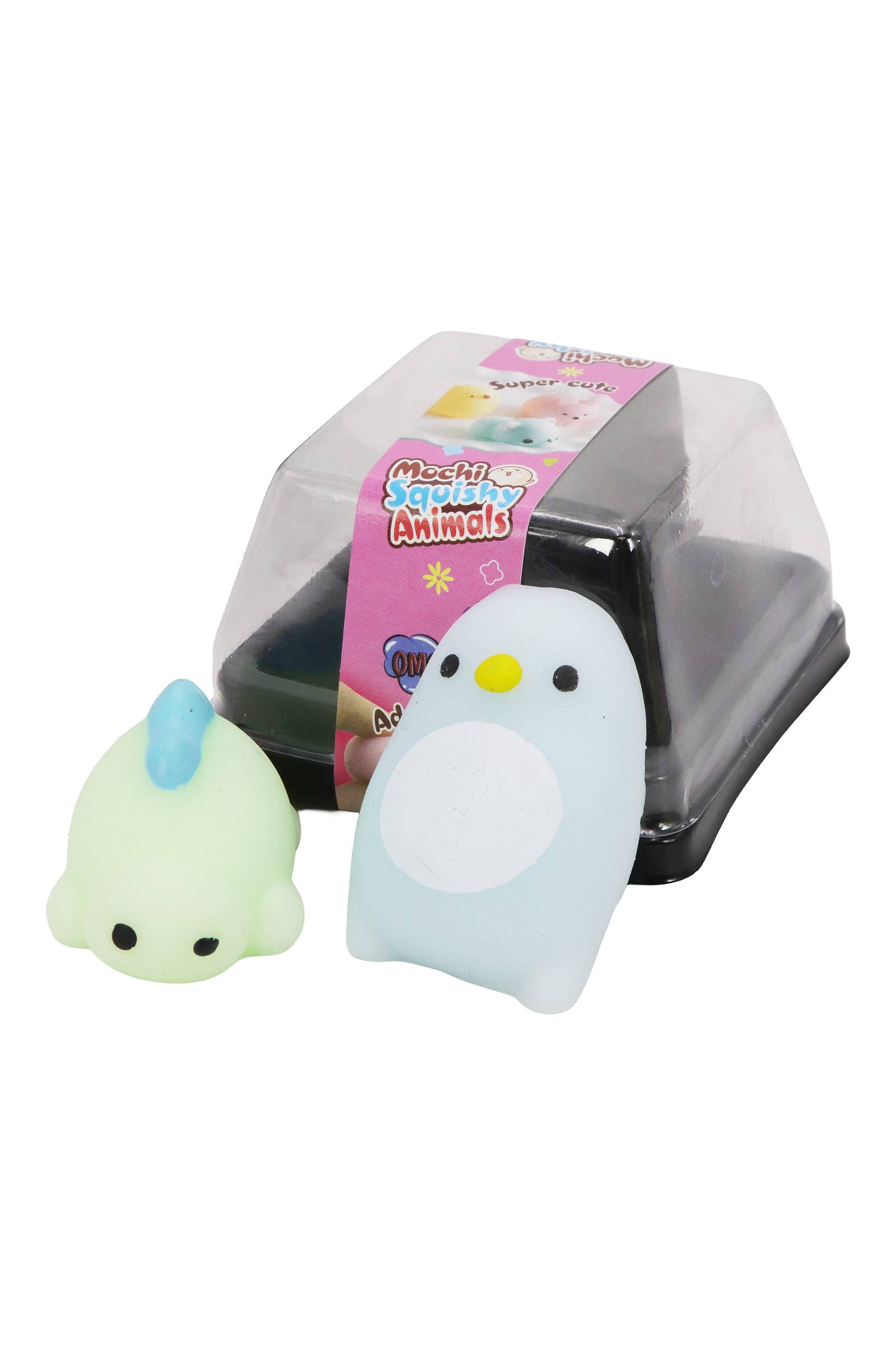 ASSORTEREDE Animal Pals blød mini mochi squishy - sæt med 2 stk. for engroshandel på Faire10