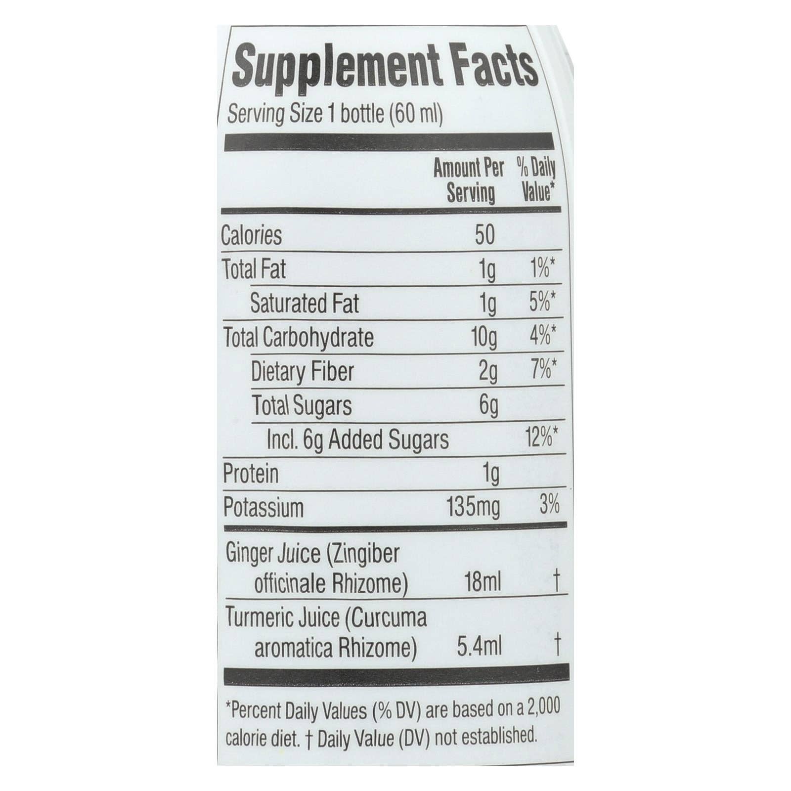 Everyday Supply Co - Wholesale Oral Supplement/Vitamin - Ginger People - Turmeric Ginger Shot, Case of 12, 2 oz1