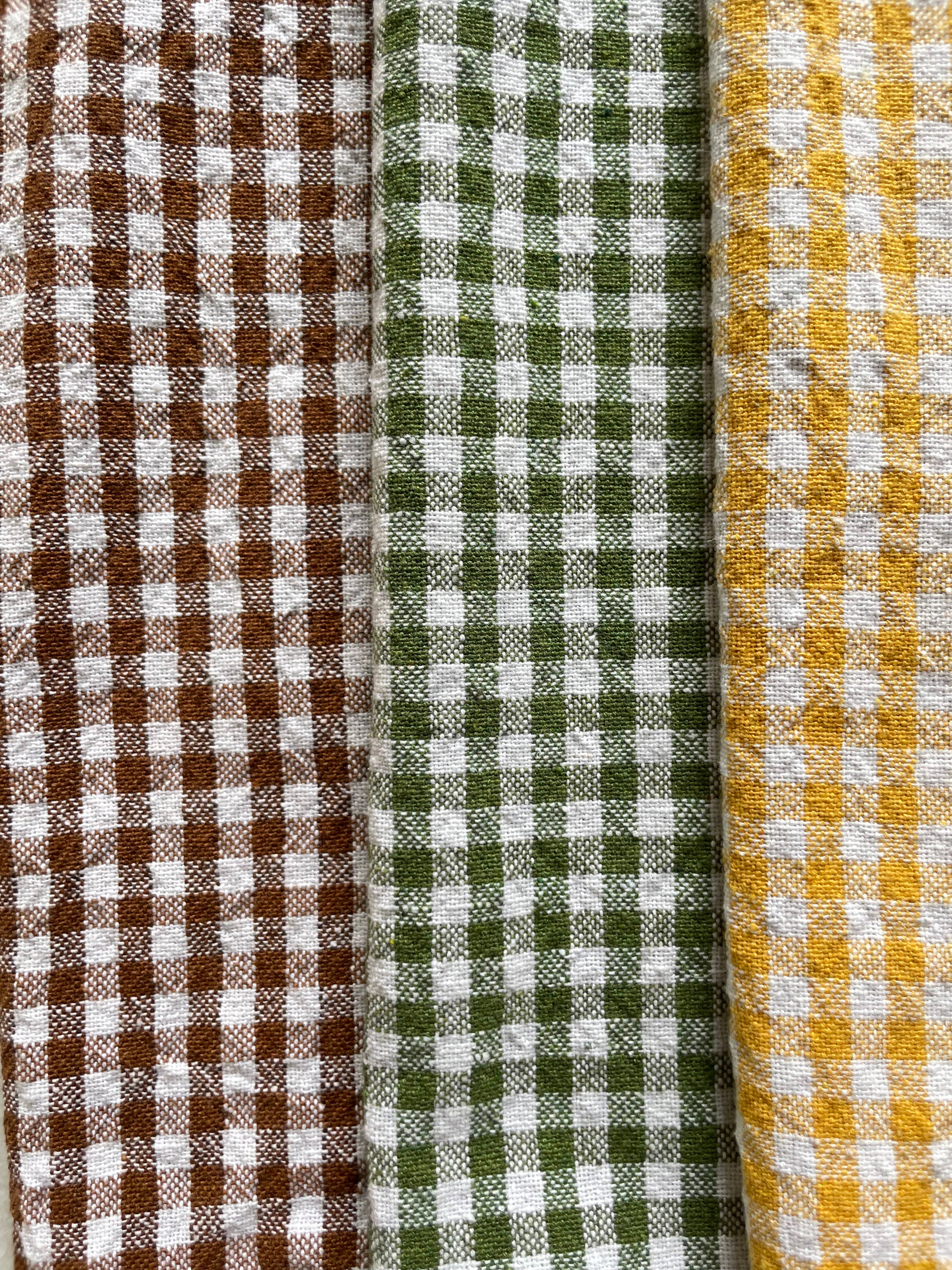 Parekh Bugbee – wholesale Tea towel – Organic Cotton Gingham Kitchen Towel - Chocolate7