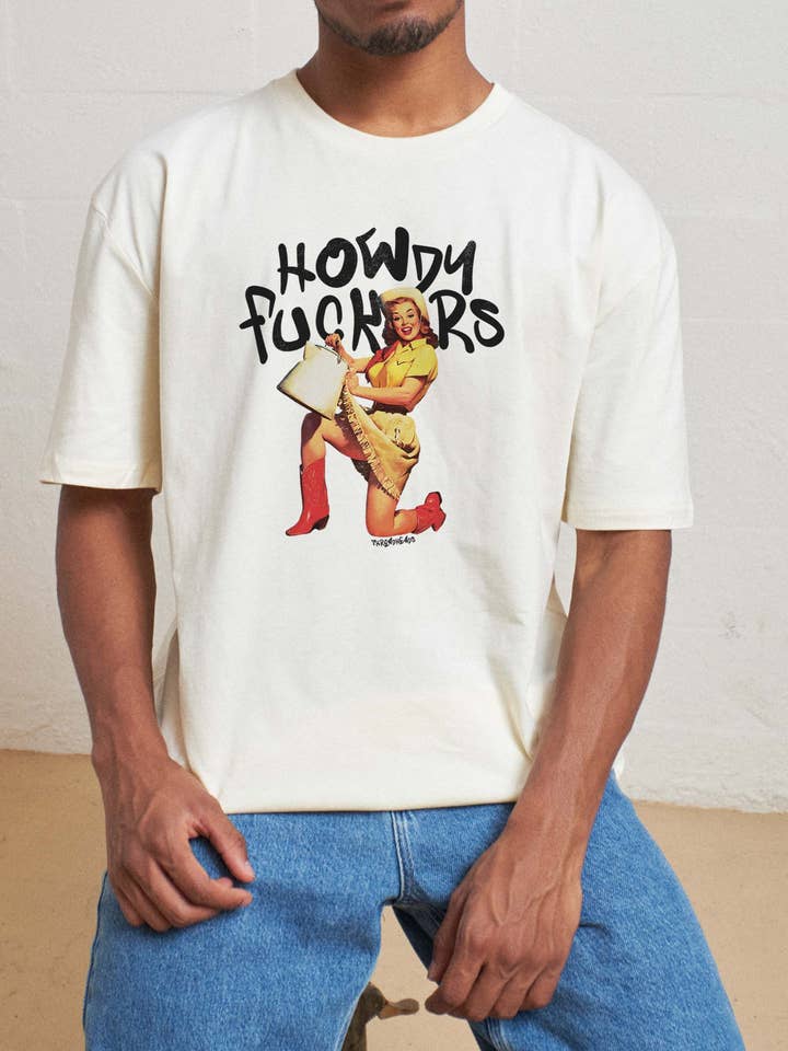 Camiseta Howdy F*ckers por atacado de Threadheads