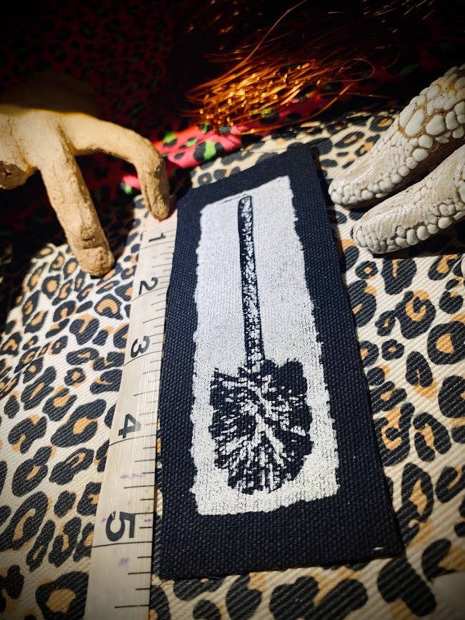 Three Raccoons - Wholesale Patch - Toilet brush sew on patch.5