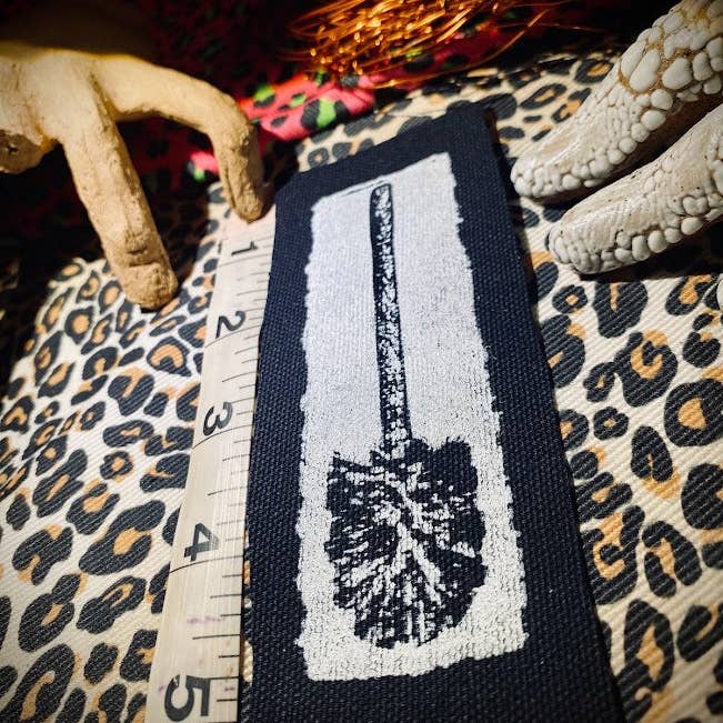 Three Raccoons - Wholesale Patch - Toilet brush sew on patch.5