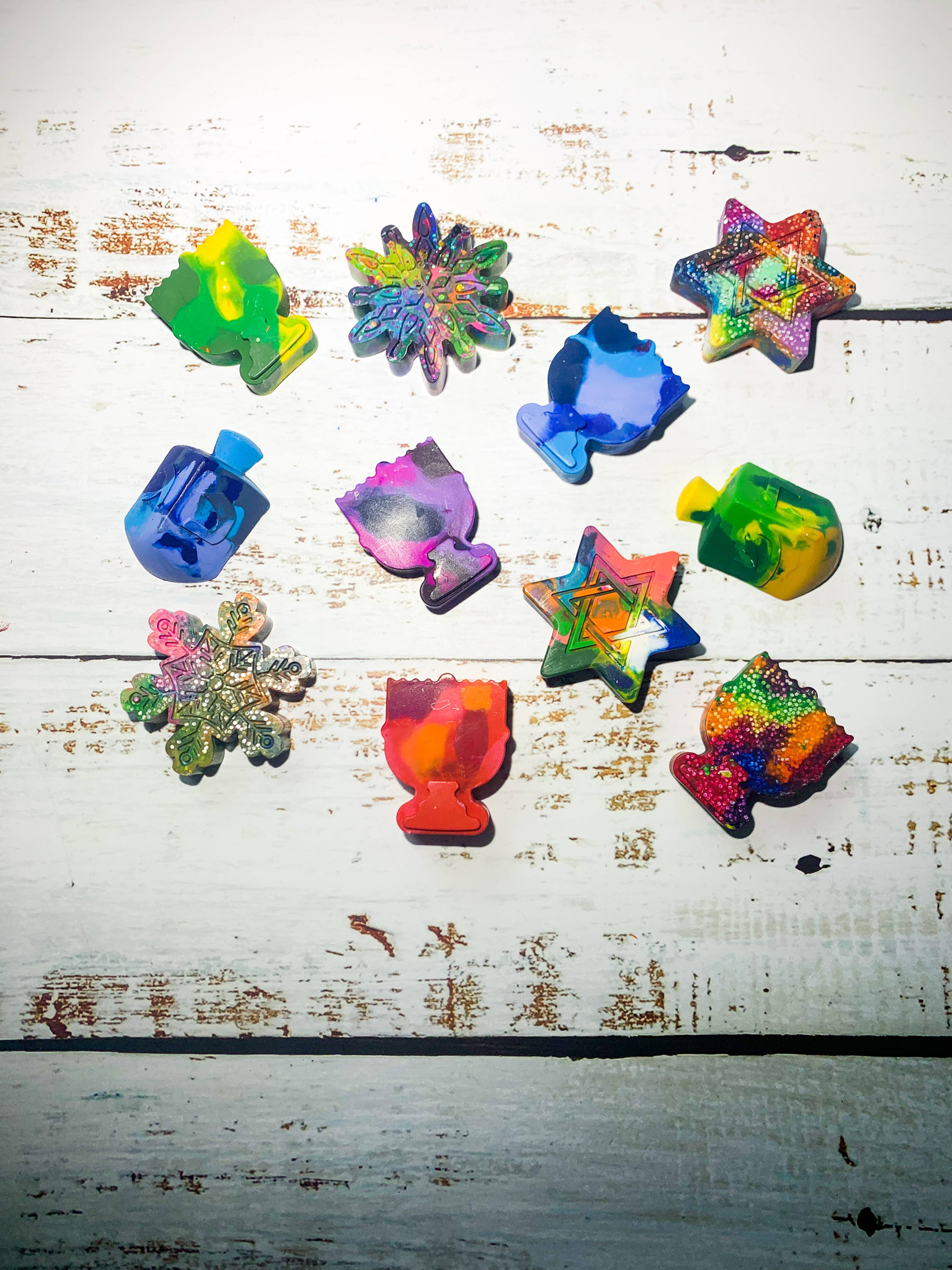 Cre8ive Crayonz - Vente Crayon – enfant et bébé - Coffret cadeau Hanukkah Crayon3