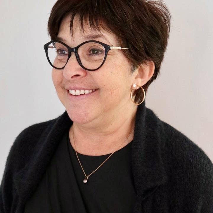 Collar de perlas de Tahití y oro 14K para venta al por mayor de Mathieu Blanchard