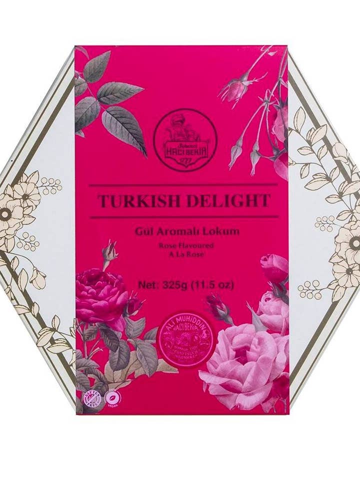 Haci Bekir | Exklusive türkische Rose-Lokum (Turkish Delight) für den Großhandel von Aladdin