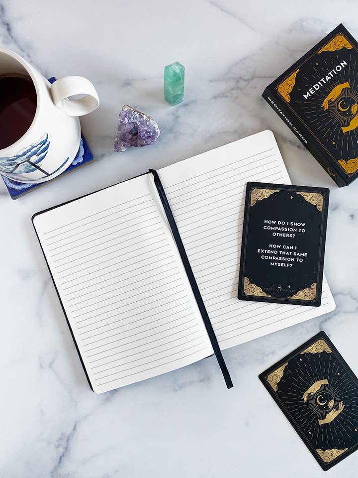 High Desert Yogi - Vente Journal intime - Cartes d'invite de méditation et de journalisation1