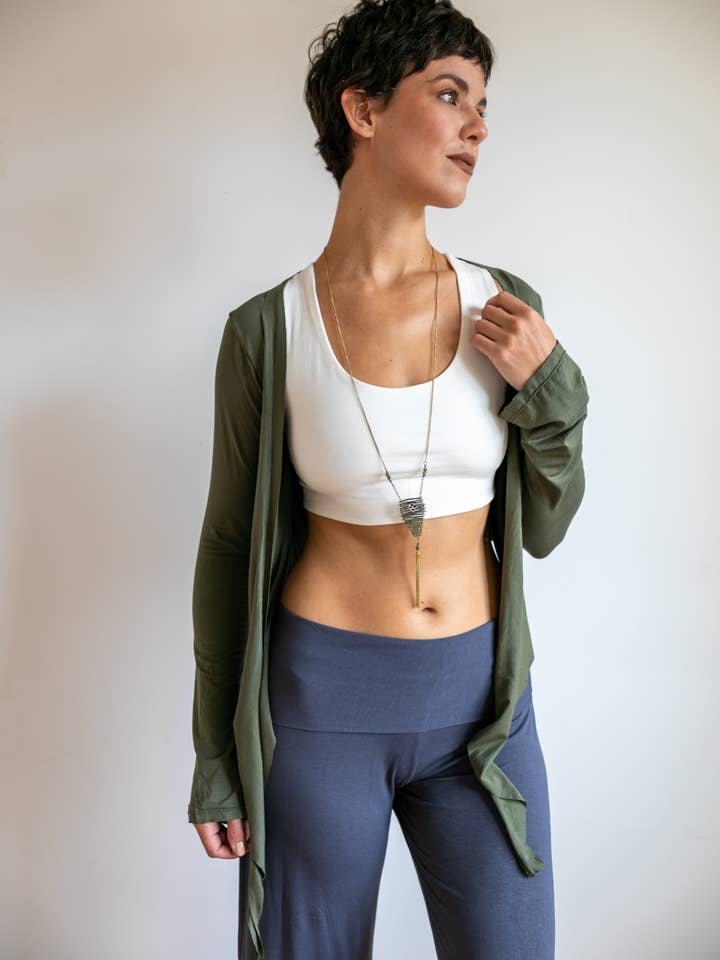 Paramita Designs - Wholesale Pants - Women's - Sage Straight Leg Palazzo Pants2