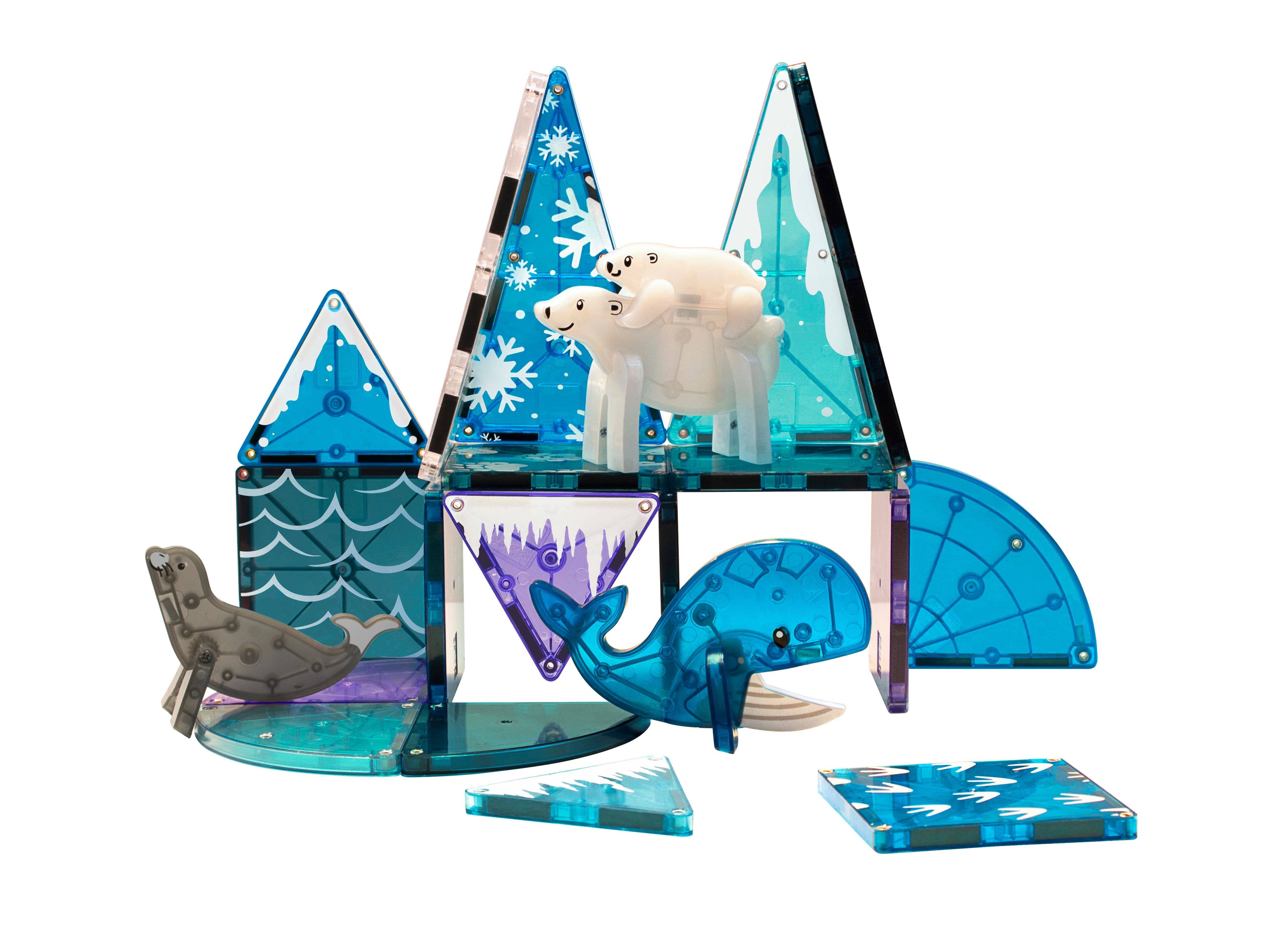 Magna-Tiles - Wholesale Building Set - Kids - Magna-Tiles Arctic Animals 25-Piece Set2