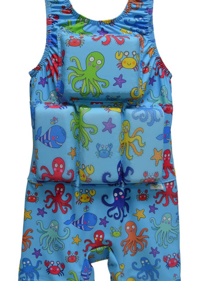 Floaty Suit Drenge Flydedragt - Squidley for engroshandel hos My Pool Pal