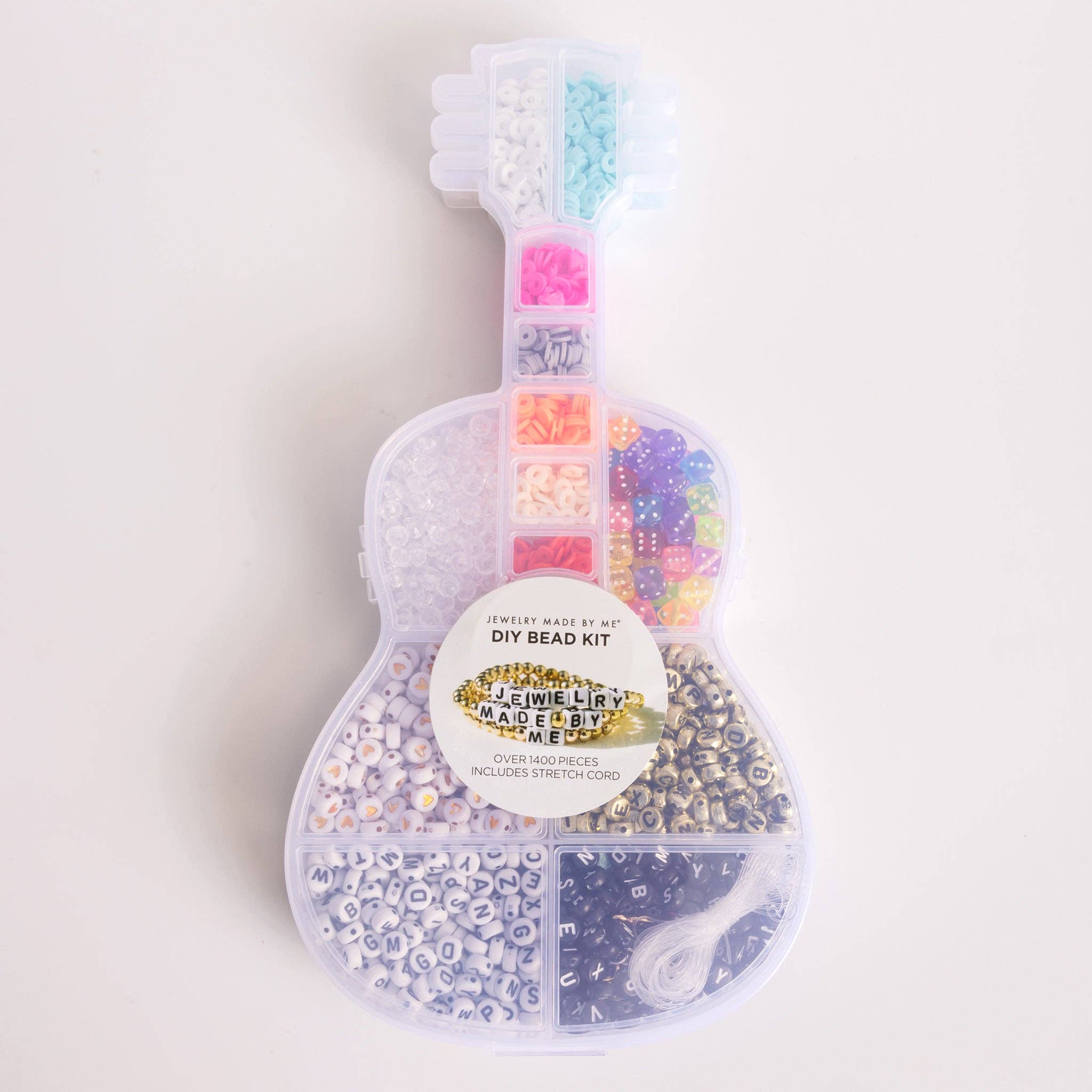 Jewelry Made by Me – wholesale DIY Jewellery – Child – Guitar Shaped DIY Beaded Friendship Bracelet Bead Kit1