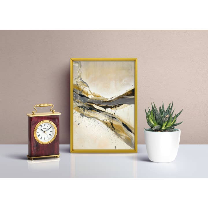 Close Up GmbH - Wholesale Picture Frame - Poster frame 21 x 29.7 cm aluminium gold DIN A44