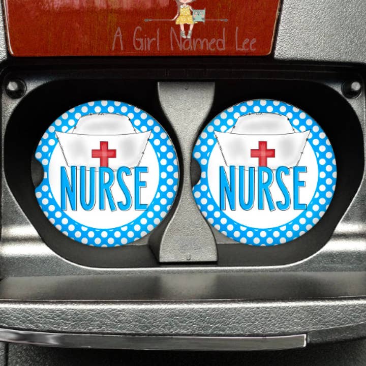 Porta-copos de carro de enfermeira por atacado de A Girl Named Lee