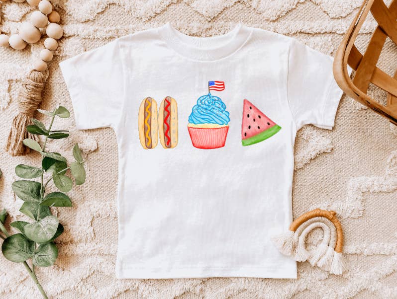 AvaryMaeInspirations - Wholesale Screen Printed T-Shirt - Kids - Fourth of July 4th Summer Tee Shirt