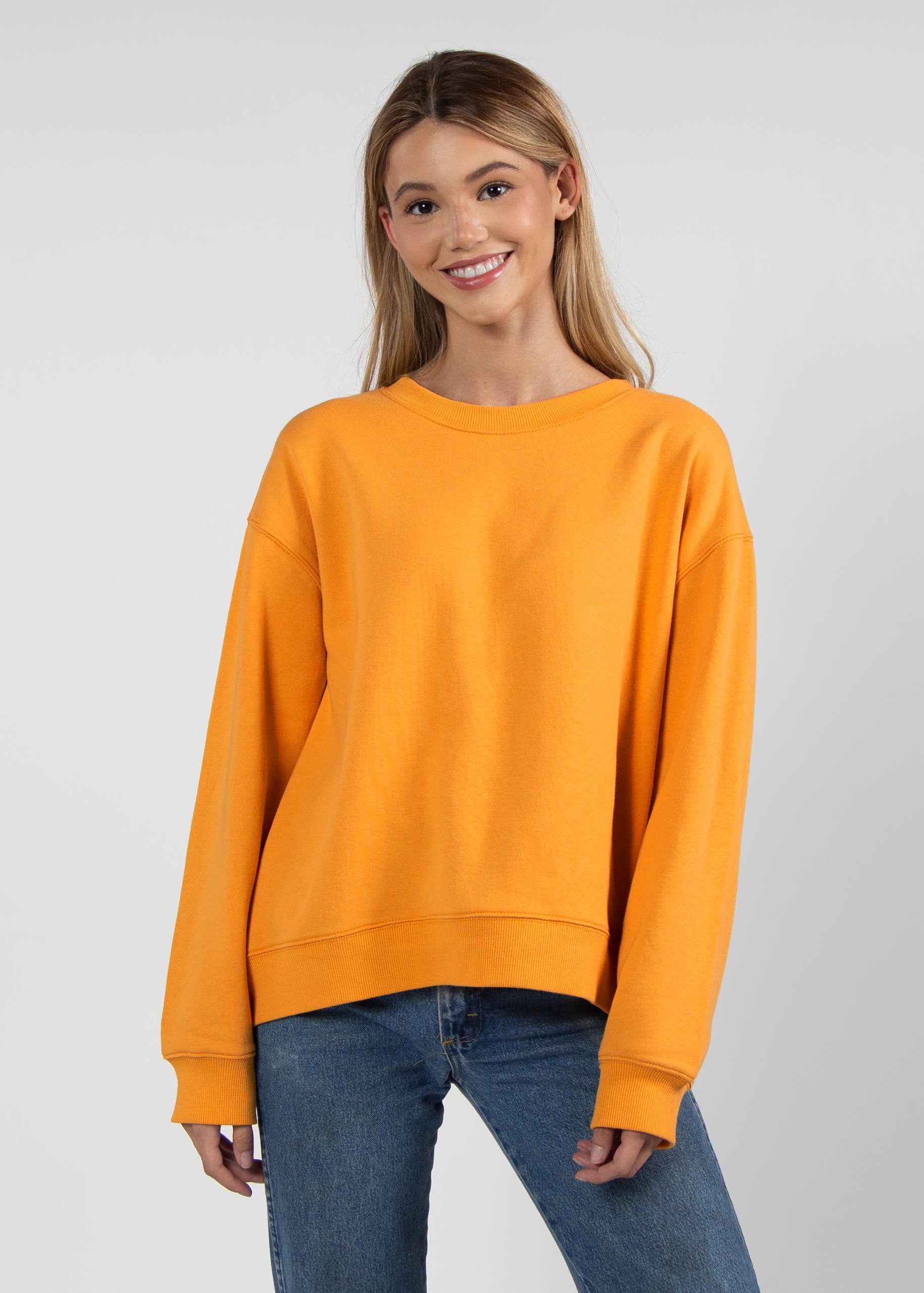 chicka-d - Wholesale Sweatshirt - Women's - Old School Crew, All Colors9