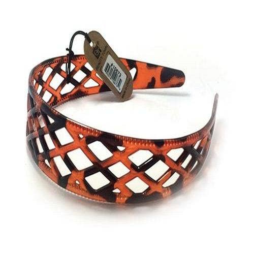 KT Supply - Wholesale Hair Accessories Set - Women's - Fancy Plastic Headband Dk. Tortoise Shell