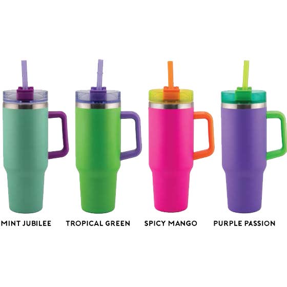 Neon Colored 40 oz Tumblers for wholesale by ET Products