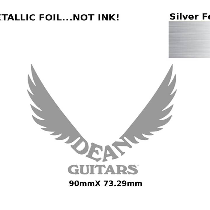 Calcomanía Washburn Dean para guitarra Headstock Logo 191S para venta al por mayor de Luthier decals