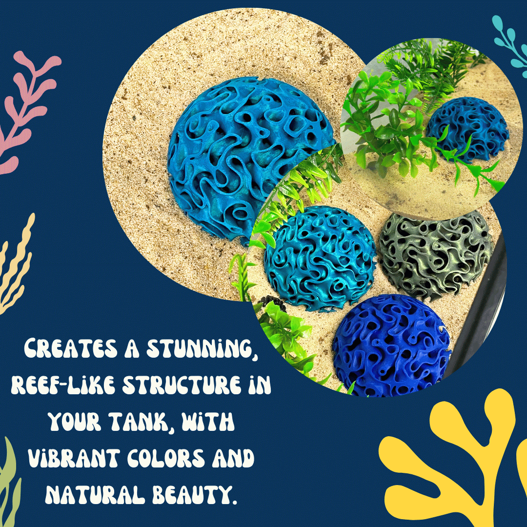 Chatelet – Großhandel Haustierspielzeug – nicht für Katzen/Hunde – Aquarium Coral Reef Dome — Nachbildung eines Aquarienriffs zum Schutz von Fischen und Garnelen sowie zur Eiablage6