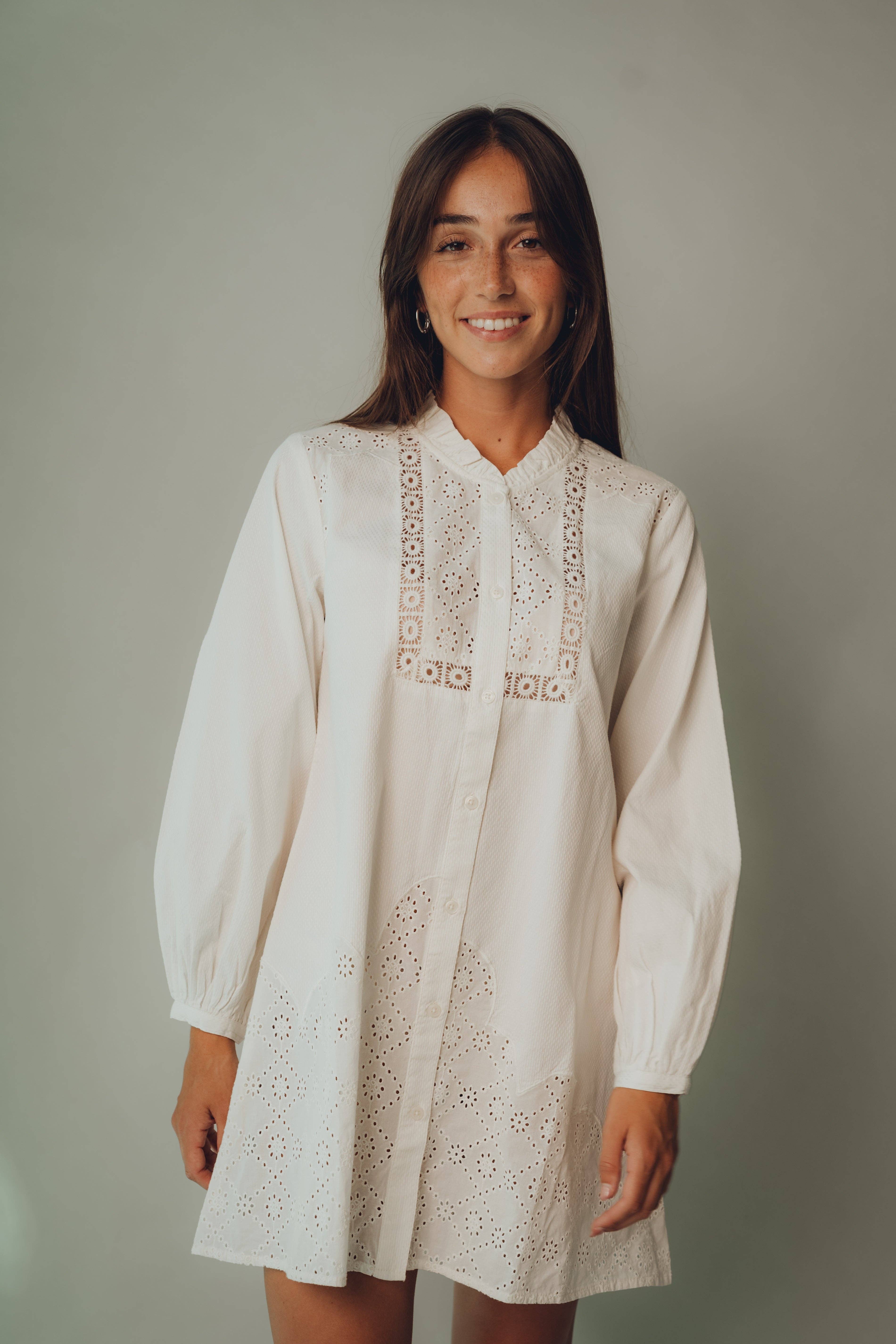 Kapda Casa - Wholesale Dress - Women's - Vestido Corto Clarice - Vestido Corto Bordados3