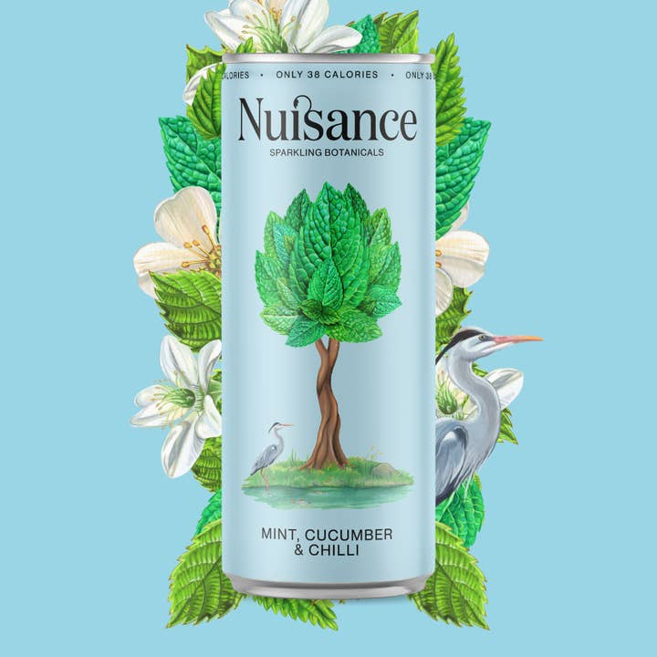 Mint, Cucumber & Chilli | Botanical Soft drinks: Refreshing for wholesale by Nuisance Drinks