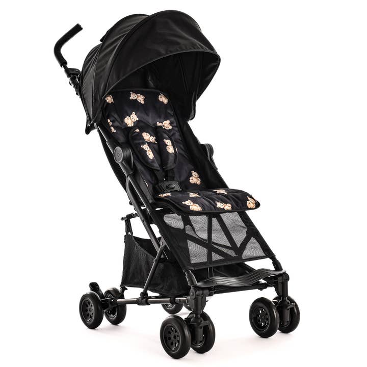 Roma – Großhandel Kinderwagen – Baby – Roma Rizzo 2 - Teddy Schwarz, kompakter Kinderwagen10