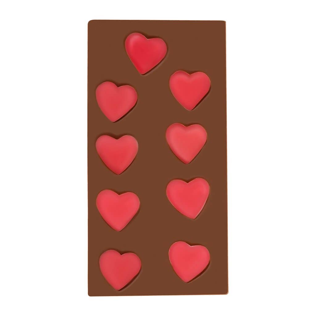 Cocoba – Großhandel Schokoriegel – Jelly Hearts Milchschokoladenriegel1