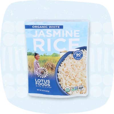 Lotus Foods – wholesale Ris – Ekologiskt vitt jasminris - MCPD® - 25 # bulk