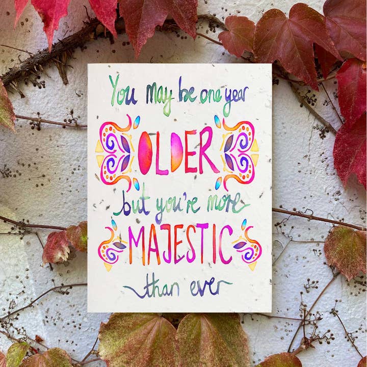 Older but More Majestic Plantable Card for wholesale by Loop Loop