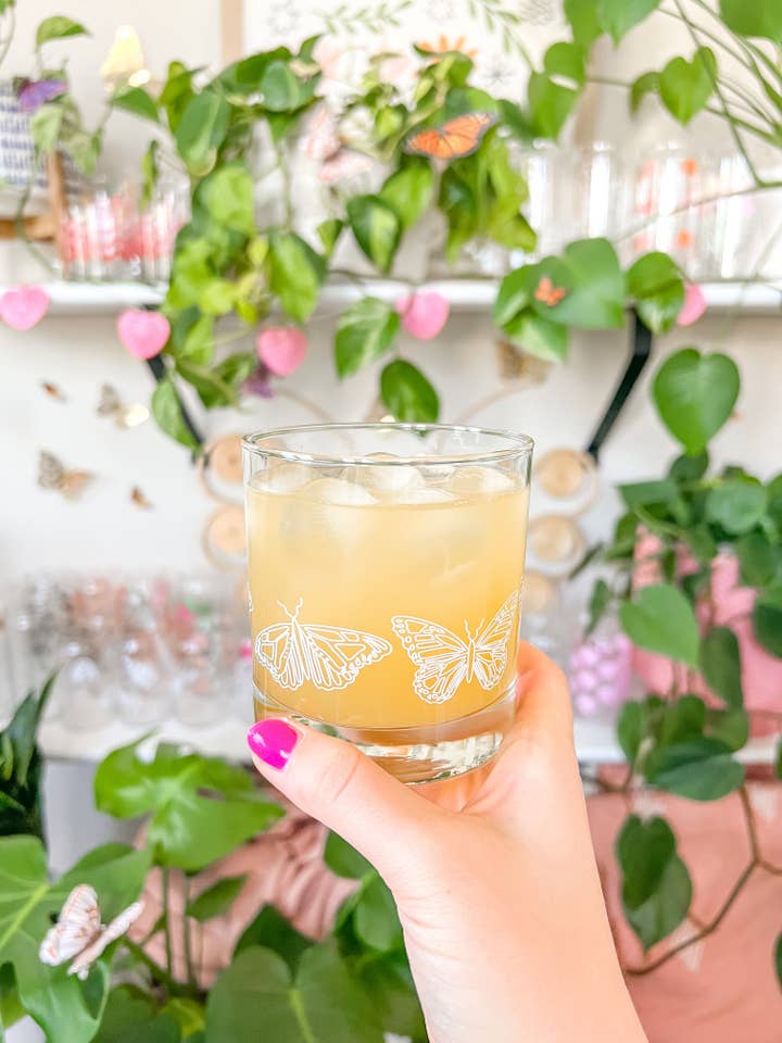 Butterfly Cocktail Glass for wholesale by Hart and Flora Shop