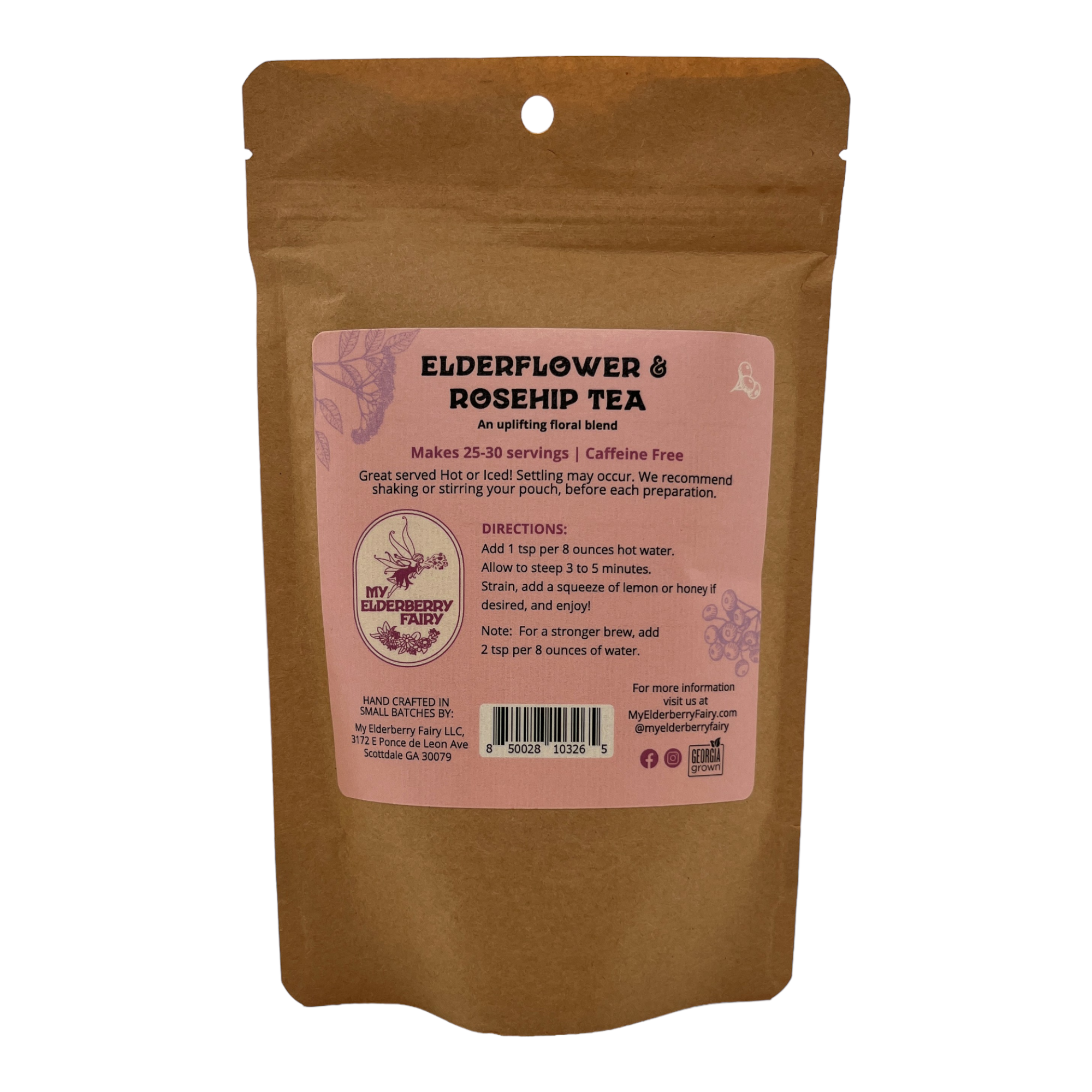 My Elderberry Fairy - Vente Thé en vrac - Thé Fleur de Sureau & Cynorrhodon (56 g)2