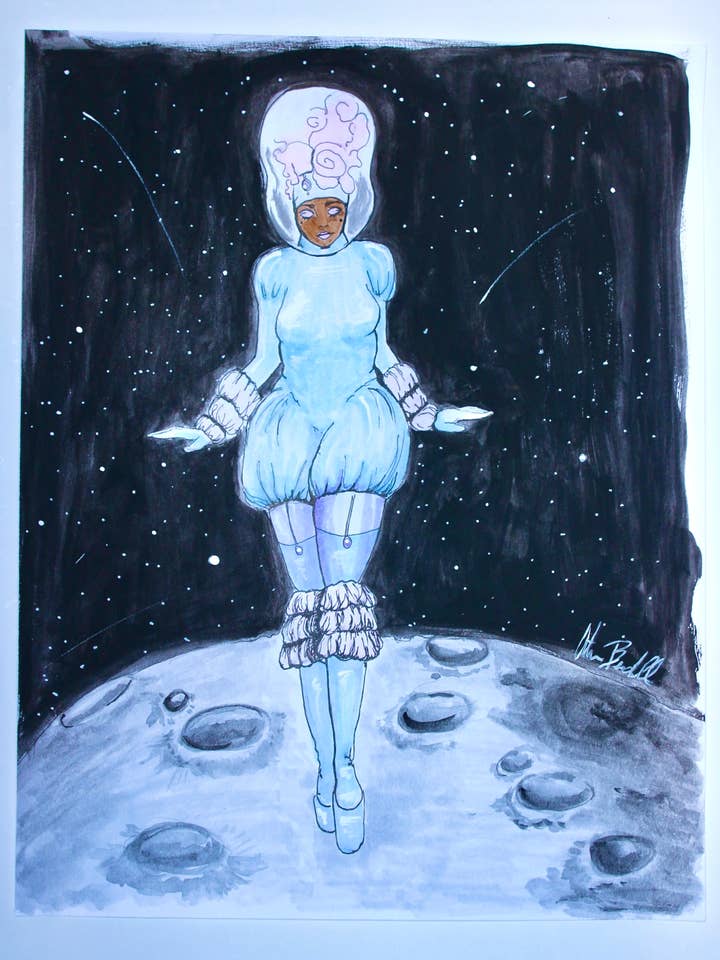 Moonwalk pour la vente par Pincushion Pinups