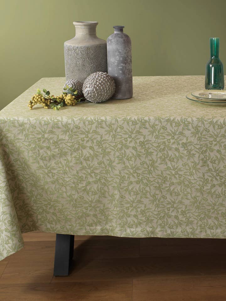 Mantel 100% algodón de oliva silvestre para venta al por mayor de BUSATTI