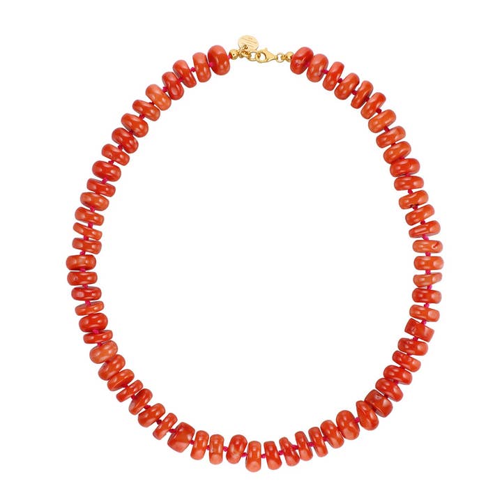 COLLIER BUBBIE CORAL pour la vente par Marjana von Berlepsch