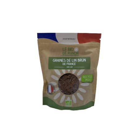 Le bio de Manon – Großhandel Pflanzensamen – Braune Leinsamen aus Frankreich