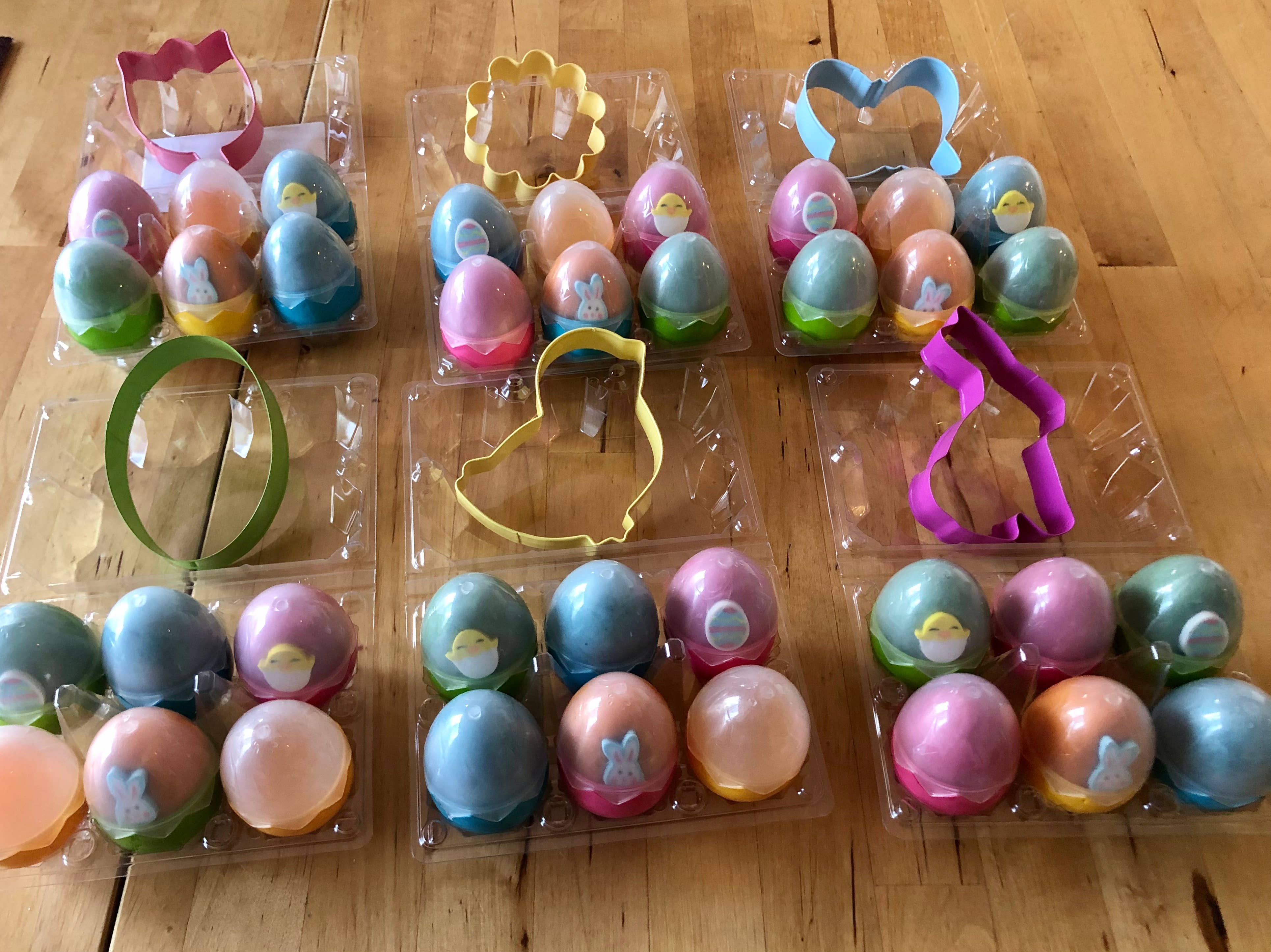 HAPPY DOUGH LUCKY - Vente Lot de jouets – enfant - Jouez aux œufs de Pâques remplis de pâte.6